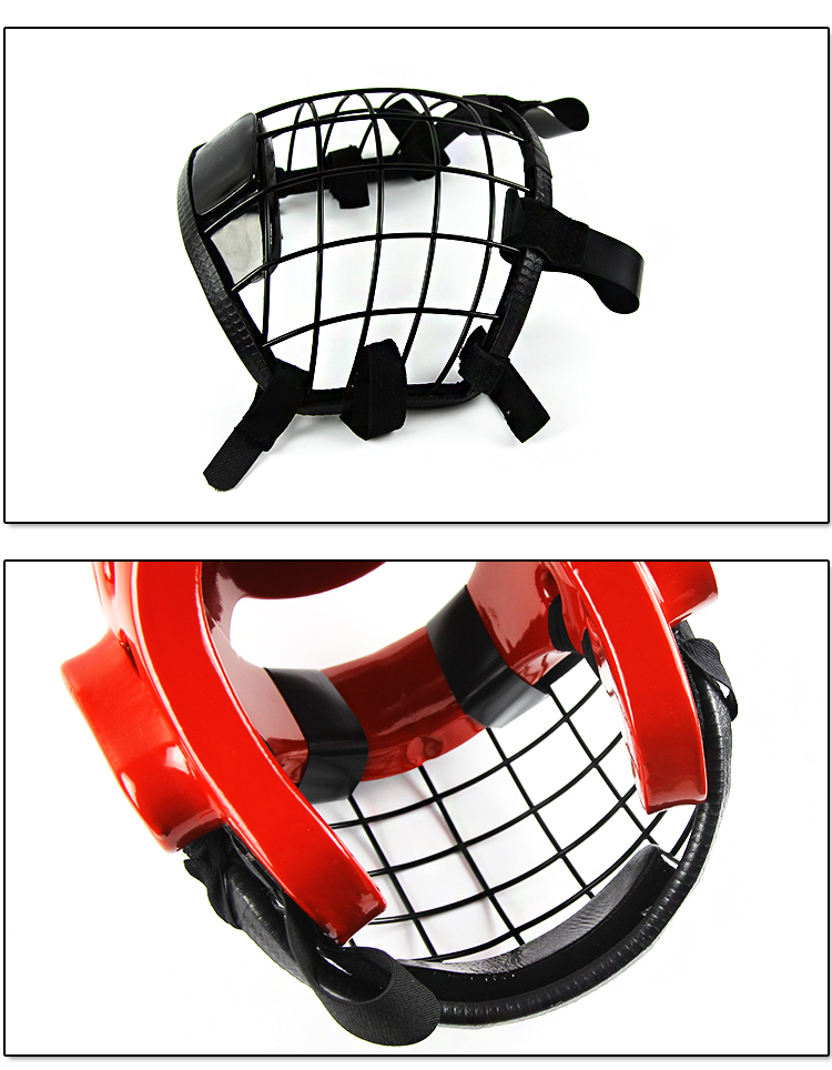 Mũ bảo hiểm đấm bốc Sanda chiến đấu mặt nạ bảo vệ Taekwondo bảo vệ mặt chiến đấu dụng cụ võ thuật